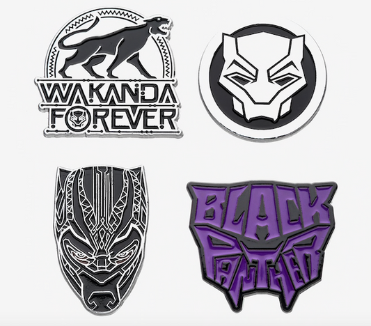 Black Panther Wakanda Forever Marvel Pin Set