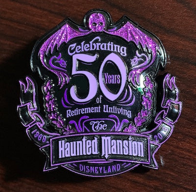Celebrating 50 Years of Retirement Unliving Disney Pin