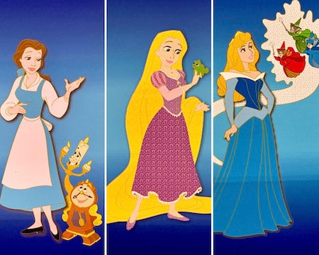 Disney Heroines & Sidekicks WDI Pin Collection