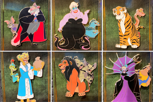 Disney Villains & Sidekicks WDI Pin Collection