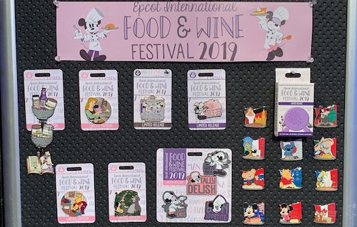 Epcot Food & Wine Festival 2019 Disney Pins