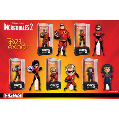 Incredibles 2 FiGPiN Pins - D23 Expo 2019