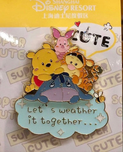 Let's weather it together - Shanghai Disney Cute Pin