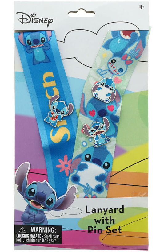 Lilo & Stitch Deluxe Lanyard Pin Set - D23 Expo 2019