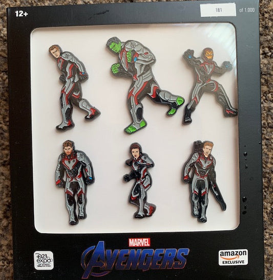 Marvel Avengers Amazon Exclusive Pin Set - D23 Expo 2019