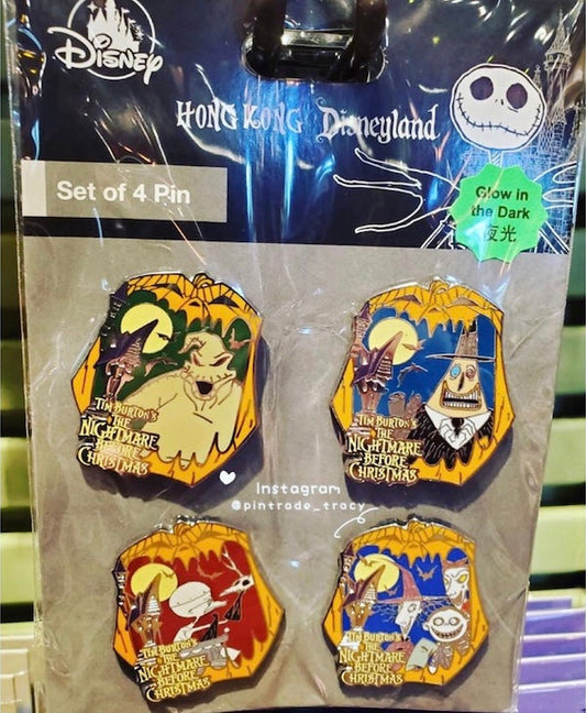 Nightmare Before Christmas 2019 HKDL Pin Set