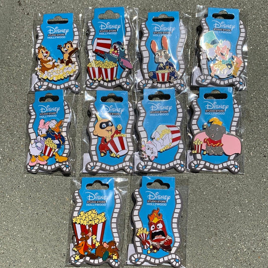 Popcorn Pin Series - Disney Studio Store Hollywood