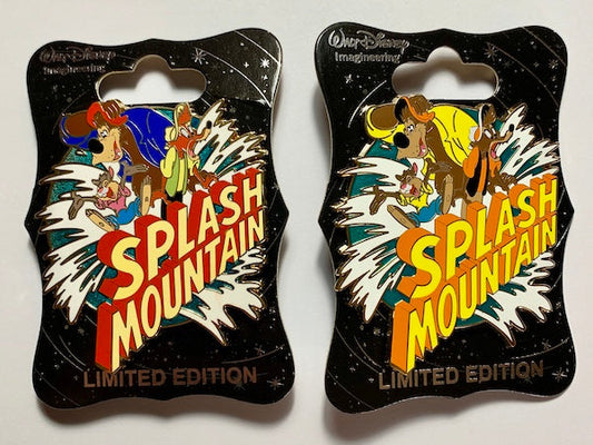 Splash Mountain 30th Anniversary Logo WDI Pins