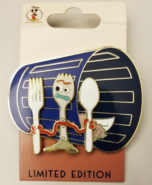 Surprise Forky Disney Employee Center Pin