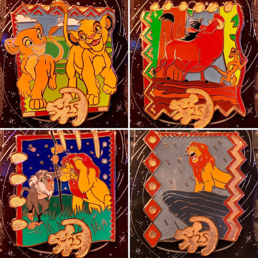 The Lion King 25th Anniversary WDI Pins