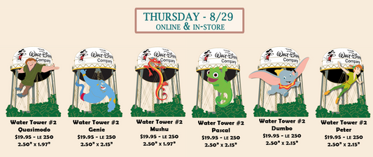 Water Tower #2 Disney Employee Center Pins
