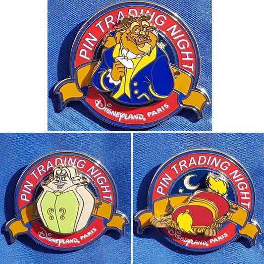 August 2019 Disneyland Paris Pin Trading Night Pins