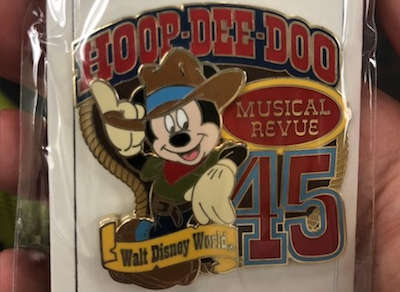 Hoop-Dee-Doo Musical Revue 45th Anniversary Disney Pin