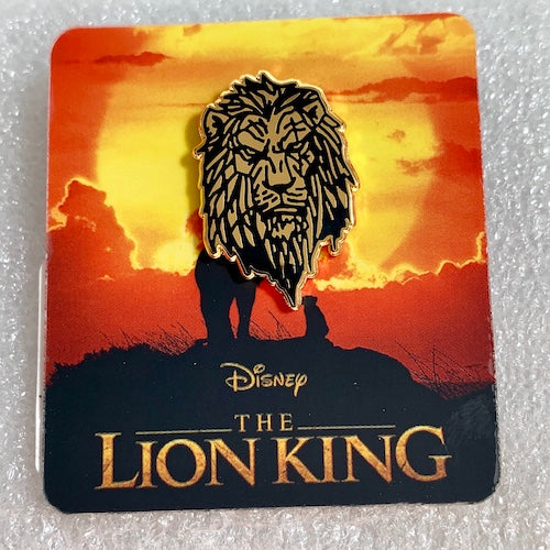 Lion King Scar Gold Lapel Pin