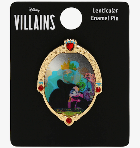 Snow White and the Seven Dwarfs Evil Queen Lenticular BoxLunch Disney Pin