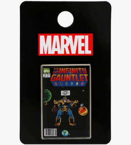 The Infinity Gauntlet Comic BoxLunch Marvel Pin