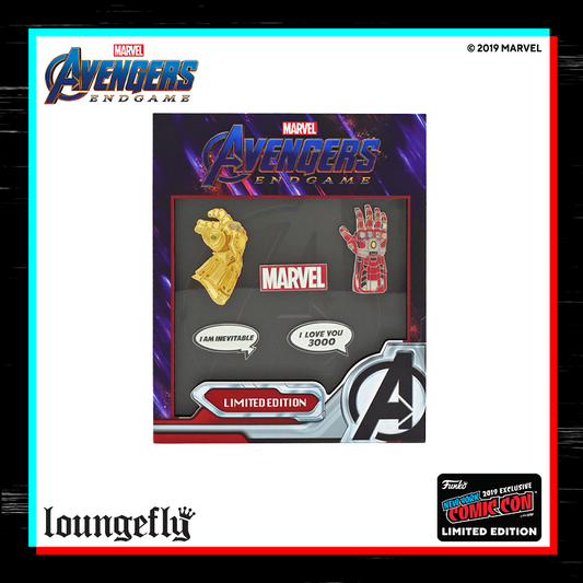 Avengers Endgame NYCC 2019 Loungefly Pin Set