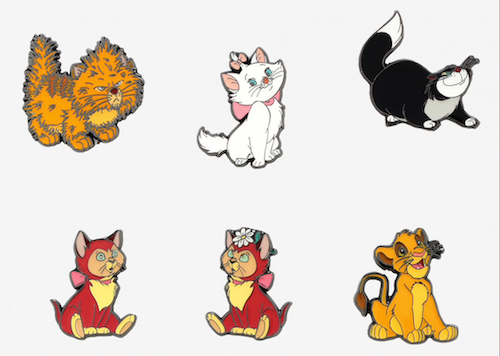 Disney Cats BoxLunch Mystery Pin Collection