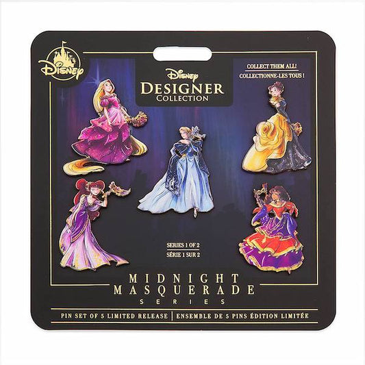 Disney Designer Collection Midnight Masquerade Pin Set 1