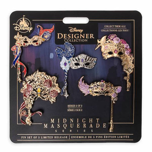 Disney Designer Collection Midnight Masquerade Pin Set 2