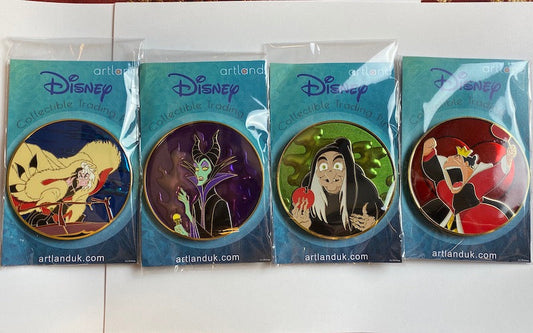 Disney Villains LE 250 ArtLand Pins