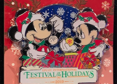 Epcot Festival of the Holidays 2019 Disney Pins