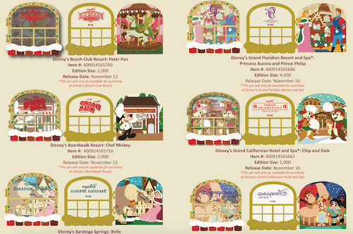 Gingerbread 2019 Disney Pins