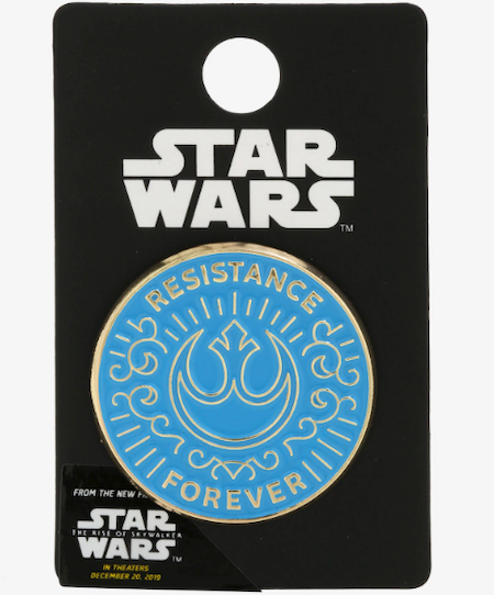Resistance Forever Star Wars The Rise of Skywalker BoxLunch Pin