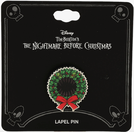 Scary Wreath Lenticular BoxLunch Disney Pin