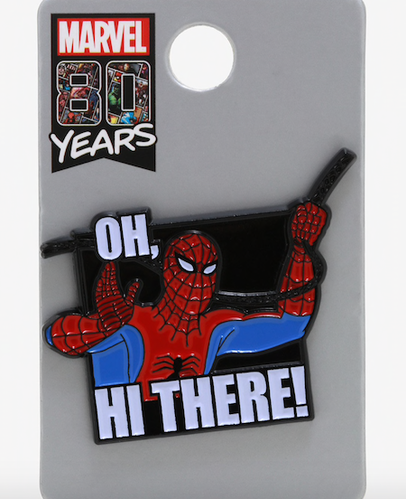 Spider-Man Hi There Hot Topic Disney Pin