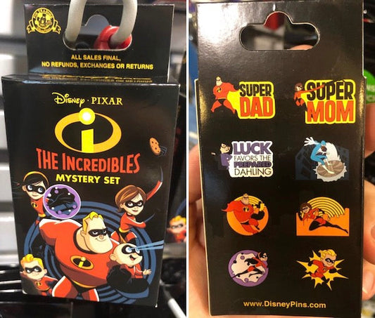 The Incredibles Mystery Pin Collection