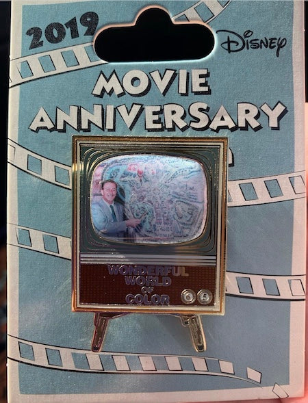 Wonderful World of Color 65th Anniversary Cast Member Pin