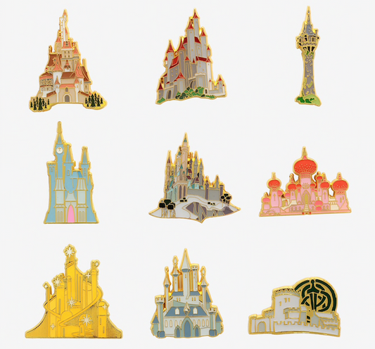 Disney Princess Castle Blind Box Pins at Hot Topic