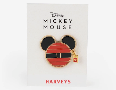 Disney Santa Mickey x Harveys Pin