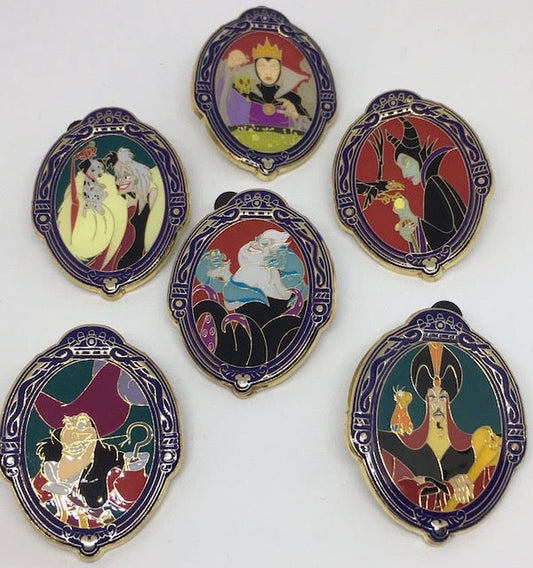 Disney Villains Shanghai Hidden Mickey Pins