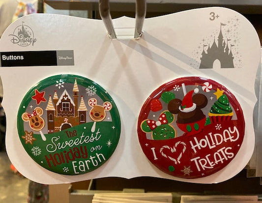 Holiday 2019 Disney Button Set