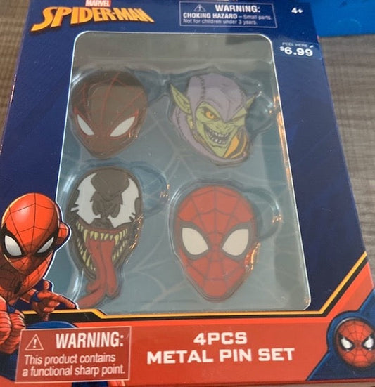 Marvel Spider-Man Pin Set - Walgreens