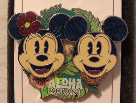 Mickey & Minnie Aloha Pins at Aulani Disney Resort