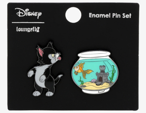 Pinocchio Figaro & Cleo BoxLunch Disney Pin Set