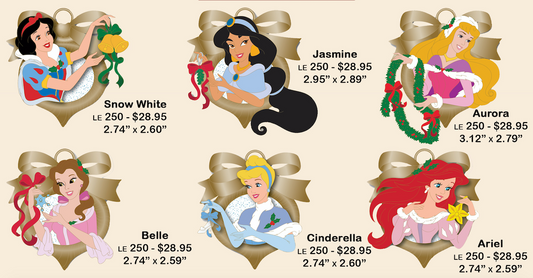 Princess Holiday 2019 Disney Employee Center Pins