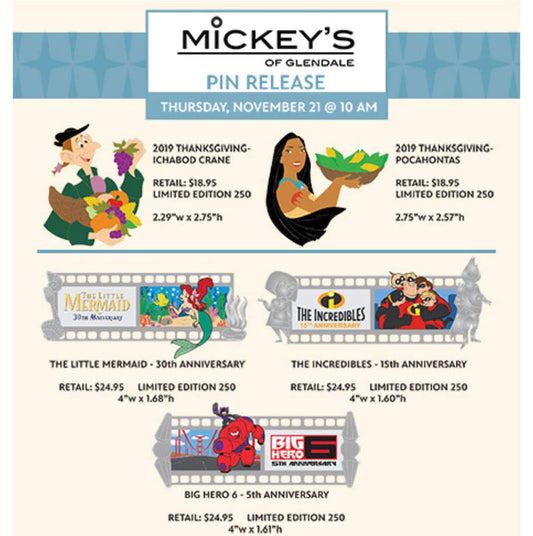 Thanksgiving 2019 and Filmstrip WDI Pin Release