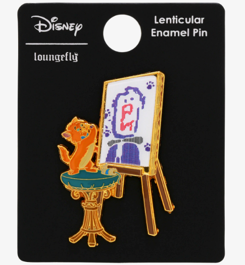 The Aristocats Toulouse Paint Lenticular BoxLunch Disney Pin