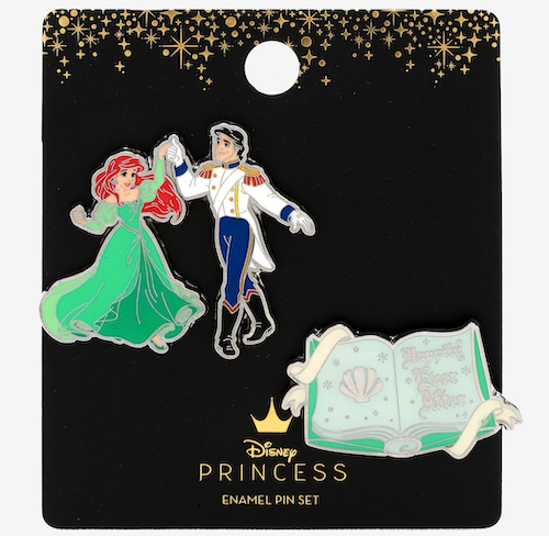 The Little Mermaid Happily Ever After BoxLunch Pin Set