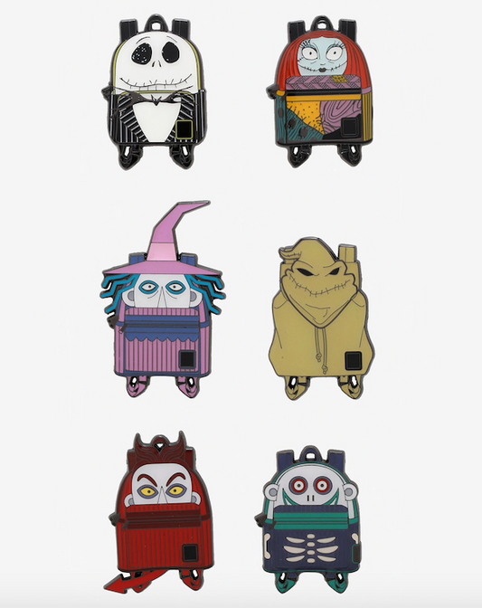 The Nightmare Before Christmas Backpack Blind Box Pins