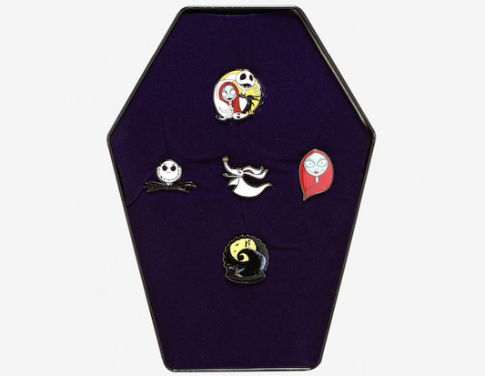 The Nightmare Before Christmas Coffin Pin Set