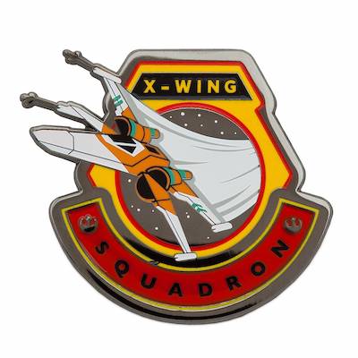 X-Wing Fighter Star Wars The Rise of Skywalker Pin