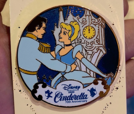 Cinderella 70th Anniversary Disney Visa 2020 Pin