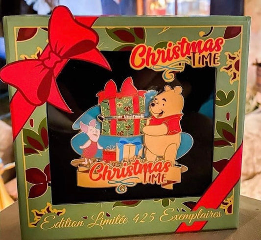 Surprise Winnie the Pooh Christmas Time Pin