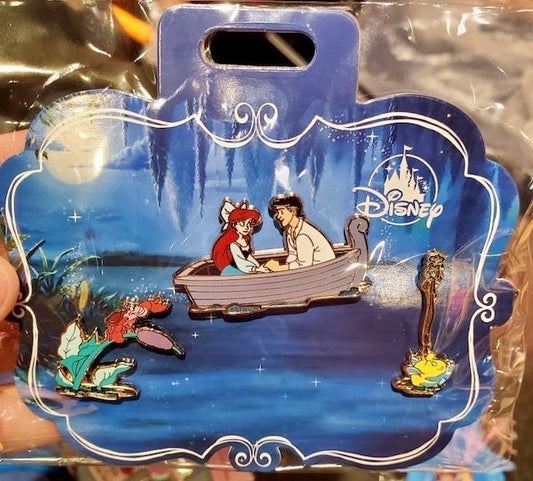 The Little Mermaid Kiss the Girl shopDisney Pin Set