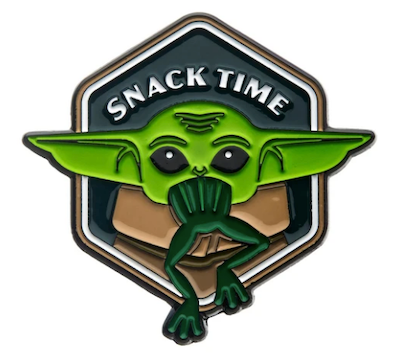 Baby Yoda Snack Time Toynk Pin